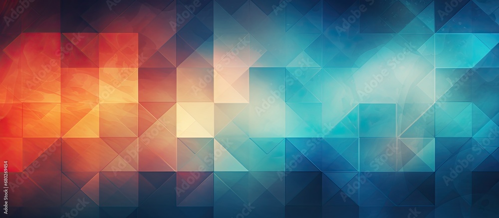 Poster the abstract pattern background creates a mesmerizing texture and compliments the geometric design, 