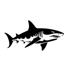 Fearsome Shark Vector Illustration