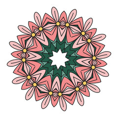 flower seamless decoration vintage pattern illustration 