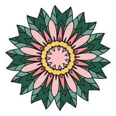 flower seamless decoration vintage pattern illustration