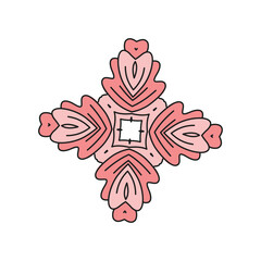 flower seamless decoration vintage pattern illustration