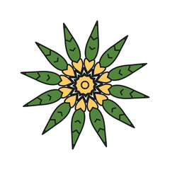 flower seamless decoration vintage pattern illustration