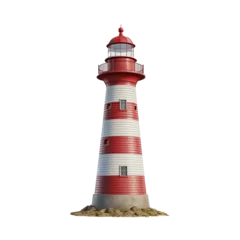 Poster lighthouse on white background © PNG River Gfx