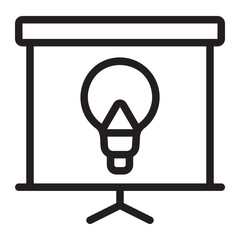 presentation line icon
