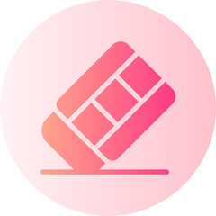 eraser gradient icon