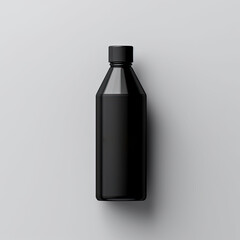 A blank empty bottle for mockup