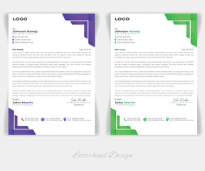 Modern Letterhead