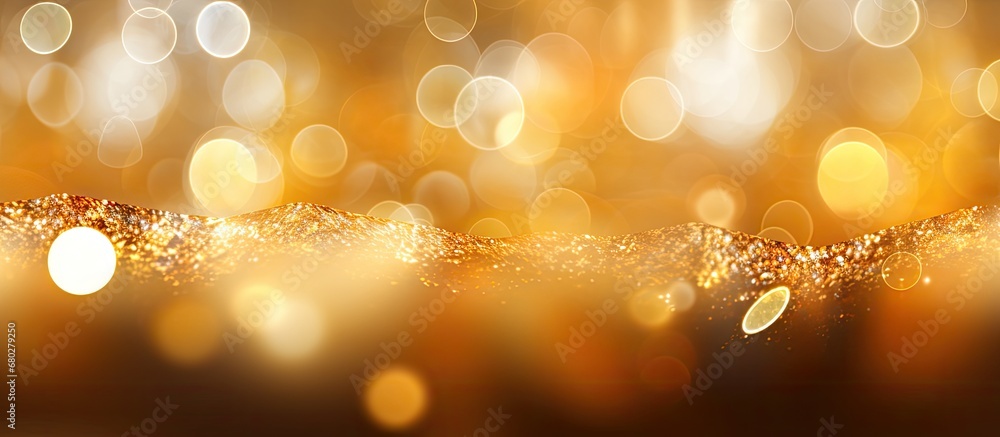 Wall mural in the backdrop of a vibrant and colorful new years celebration, a bright and shiny abstract pattern