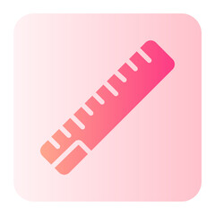 ruler gradient icon
