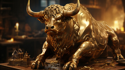 Golden bull.