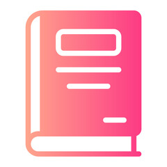 book gradient icon