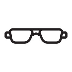 Fototapeta premium eyeglasses line icon