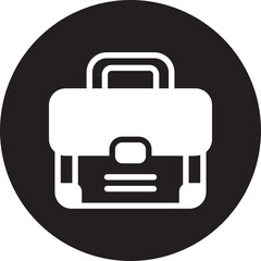 briefcase glyph icon
