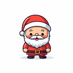 Obraz premium Cheerful Cartoon Santa Claus 45