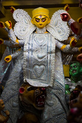 Durga Puja in Kolkata Goddess durga idol or known as goddess durga statue 