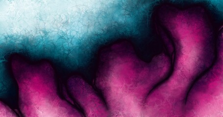 Colorful turquoise purple abstraction.