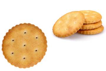 Cracker cookies. Traditional salty cookies.