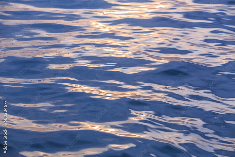 Canvas Prints Waves on the sea at sunset