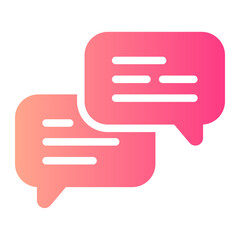 chat gradient icon