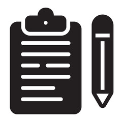 paperwork glyph icon