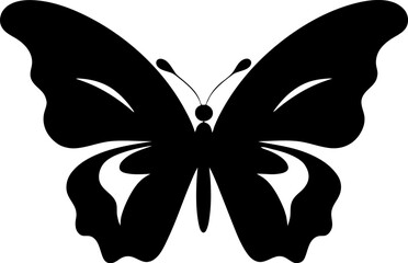 Butterfly silhouette, Butterfly illustration, Butterfly vector, Design for tattoo, Butterfly tattoo, Beautiful butterflies.