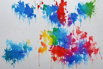 abstract watercolor background with strokes- Generative AI