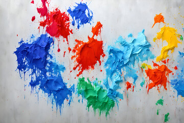 abstract watercolor background with watercolor splashes