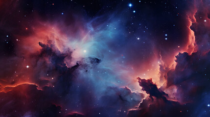 Obraz na płótnie Canvas Nebula in the Night Sky