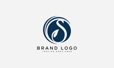 letter S logo design vector template design for brand.