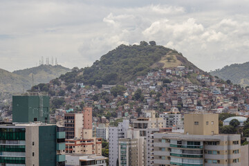 vista panorâmica da cidade de Vitória, Estado do Espirito Santo, Brasil