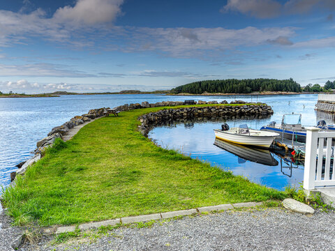 Hafenbecken am Atlantik in Norwegen