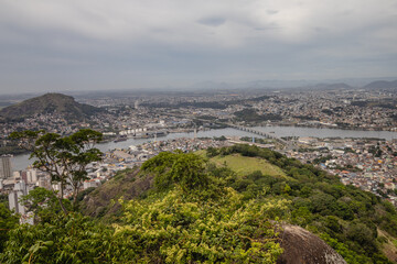 Fototapeta na wymiar vista panorâmica da cidade de Vitória, Estado do Espirito Santo, Brasil