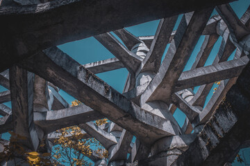 hydraulic structure near Telavi, Georgia 2019