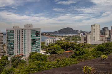 vista panorâmica da cidade de Vitória, Estado do Espirito Santo, Brasil