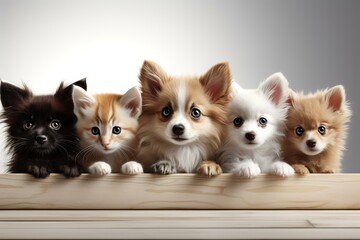 Cute turtle with glasses on a white background