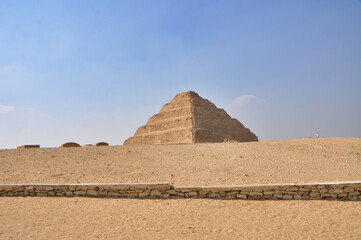 Fototapeta na wymiar Step-Piramid of Djoser in Egypt