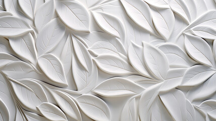 cut flowers on a white wall