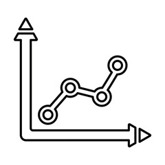 Profit Increase Icon In Outline Style