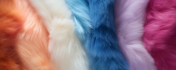 Zoom in on the soft and fuzzy texture of a mohair throw blanket.