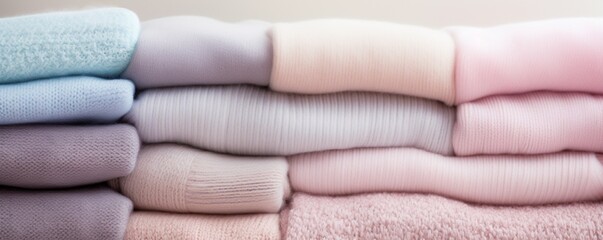Capture the cozy and inviting texture of a cashmere sweater in soft pastel colors.