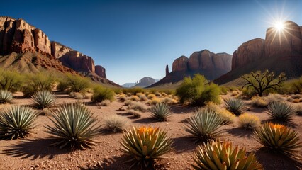 Fototapeta na wymiar Scenic view of Arizona 