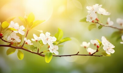 Fototapeta premium spring blossom background.