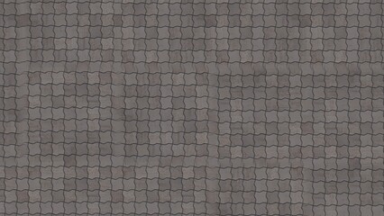 Small concrete mosaic tiles for flooring material texture 1