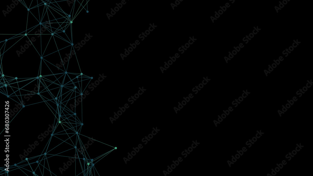 Poster abstract geometric background. plexus mesh backdrop illustration.