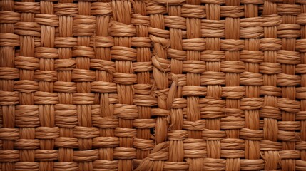 A close-up of a woven wicker basket texture