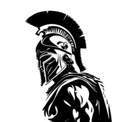Hoplite Warrior Vector Illustration