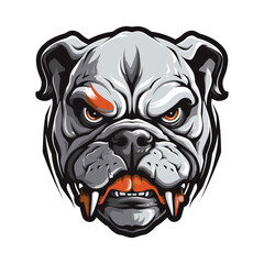 Mascot Bulldog Logo for E-Sport Gaming