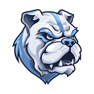 Bulldog Mascot Logo for E-Sport and Apparel
