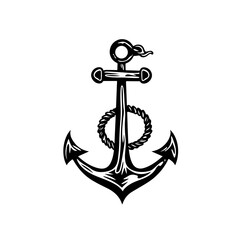 Nautical Anchor Vector Illustration