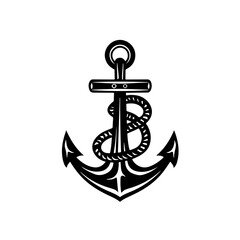 Nautical Anchor Vector Illustration